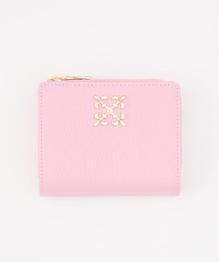 russet ＜お財布人気NO.1＞モノグラムプレートハーフウォレット(SO-376) Pink