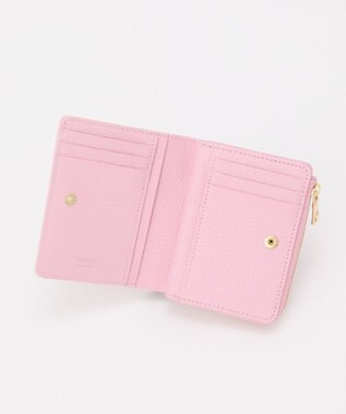 russet ＜お財布人気NO.1＞モノグラムプレートハーフウォレット(SO-376) Pink