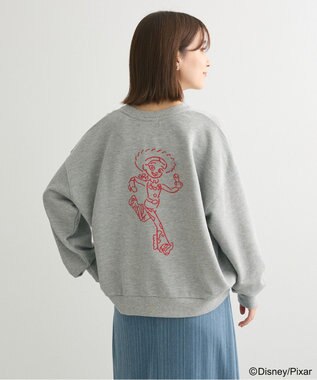 Green Parks トイストーリー／バック刺繍プルオーバー Gray Mixture