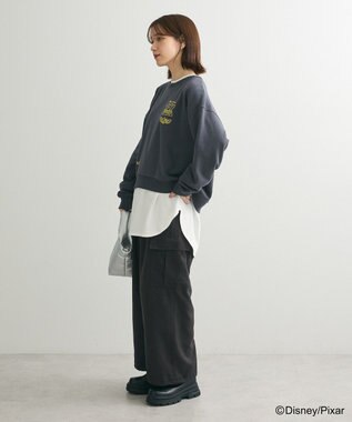 Green Parks トイストーリー／バック刺繍プルオーバー Charcoal Gray