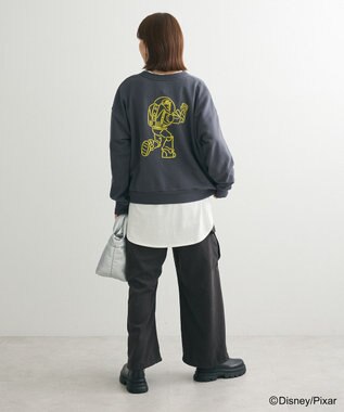 Green Parks トイストーリー／バック刺繍プルオーバー Charcoal Gray