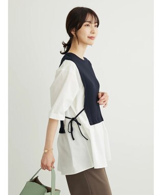 Green Parks テレコドッキングチュニック２ Black