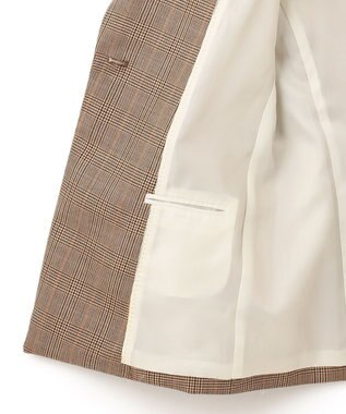 BEIGE， WAGRAM / チェック柄ジャケット Camel