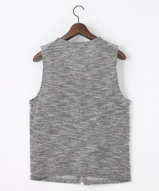 JOSEPH ABBOUD 【サスティナブル加工】スラブギマ ニットベスト グレー系7