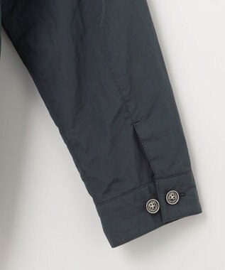 JOSEPH ABBOUD MOUNTAIN 【ECO撥水/起毛裏地】マイクロリップワッシャー ブルゾン ネイビー系