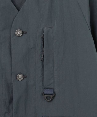 JOSEPH ABBOUD MOUNTAIN 【ECO撥水/起毛裏地】マイクロリップワッシャー ブルゾン ネイビー系