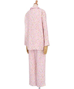 Wing パジャマ 綿100%(本体) レディース 長袖 長ズボン EP7048 ウイング／ワコール ピンク