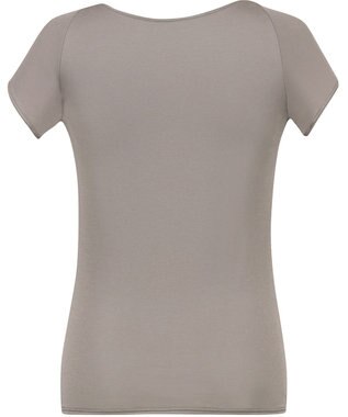 Wing インナー 綿混素材(身生地部) 汗をかいてもべたつきにくい 抗菌防臭(身生地部) 【瞬汗ドライ】 汗取り付き 2分袖 半袖 春 夏 EL1238 ウイング／ワコール ブラウン