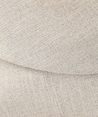 自由区 【洗える】フェイクリネンワイドブリム ハット シャンブレーブラウン