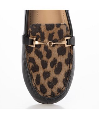 ing <ing>【3E】【サスティナブル】ビット付きモカシューズ ブラウンミックス