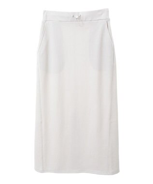 Green Parks ピグメントＩラインスウェットスカート Ecru