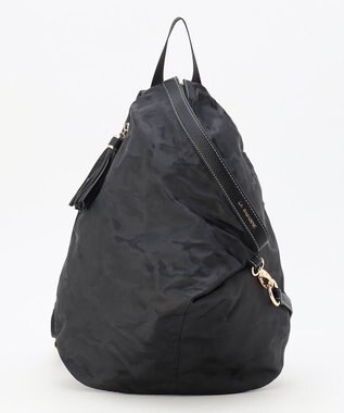 LA BAGAGERIE ジャカードスマートリュックサック ブラック