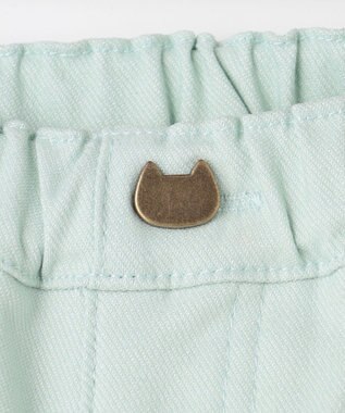 ANY KIDS 【洗濯機可能】ときめきストレッチ ネコパンツ ミント