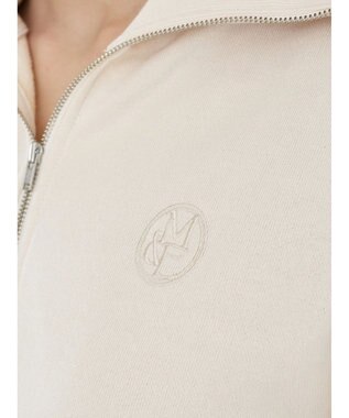 earth music&ecology ハーフＺＩＰスウェット Ivory