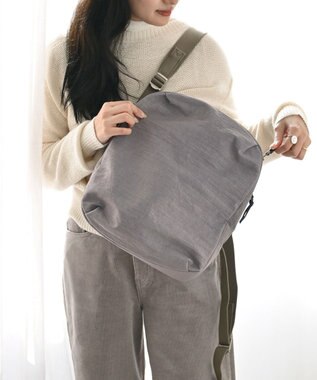 NIZYU KANO FUKUI SIWA ナイロンリュック Sサイズ グレージュ