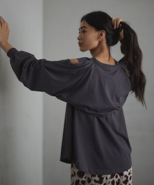 CRAFT STANDARD BOUTIQUE マルチウェイロンTee Charcoal Gray