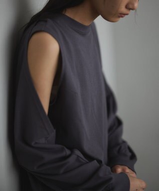 CRAFT STANDARD BOUTIQUE マルチウェイロンTee Charcoal Gray