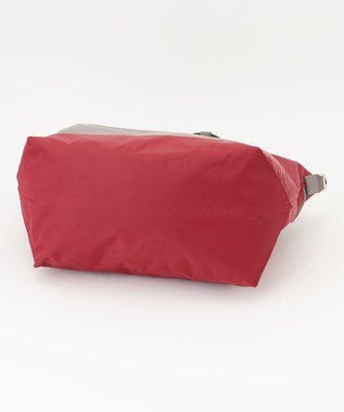 Y'SACCS ナイロン×リサイクルレザー　コンビマルチトート ワイン