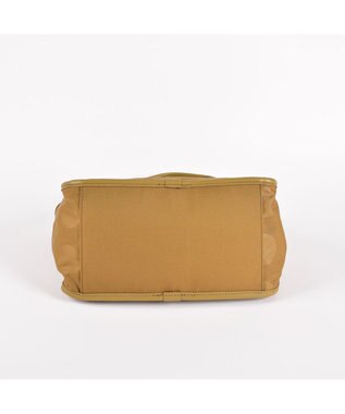 Y'SACCS ヒートエンボス ポルカドットトート Sサイズ キャメル