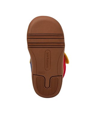 MIKI HOUSE HOT BISCUITS 【14-16cm】 かかと顔ドン あったかボア付き セカンドシューズ マルチカラー