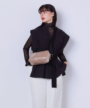 MioFIRANO UNIT A002 ショルダーバッグ BEIGE