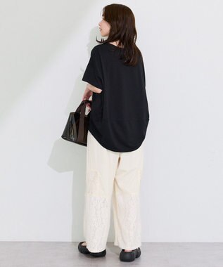 Green Parks 超冷感コクーンカットプルオーバー Black