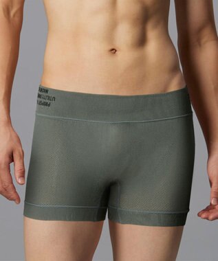 WACOAL MEN WACOAL MEN <N.HOOLYWOOD TPES>コラボ 【PANTS HOLIC】 ボクサーパンツ ワンサイズ(S-LL) 適度なフィット感 立体成型 前閉じ 下着 メンズ WT3624 /ワコールメン オリーブ