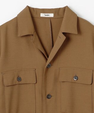 NAVE 【ReNAVE・洗える/UVカット】スパンポリエステル ジャンプスーツ カーキ系