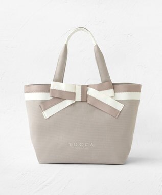 TOCCA KNOT IN CONTRAST CANVASTOTE キャンバストート
