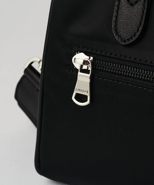 russet クラウズナイロン2WAYミニボストンバッグ(CE-1720-WEB) Black