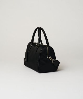 russet クラウズナイロン2WAYミニボストンバッグ(CE-1720-WEB) Black