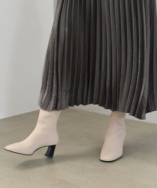 UNFILO プリーツスカート カーキ