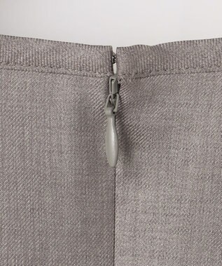 J.PRESS LADIES L OXIJEWEL ストレッチ ワンピース グレー系