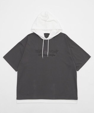 WEGO 【接触冷感/ユニセックス着用ITEM】エンボスロゴグラフィックTPK（SS） スミクロ