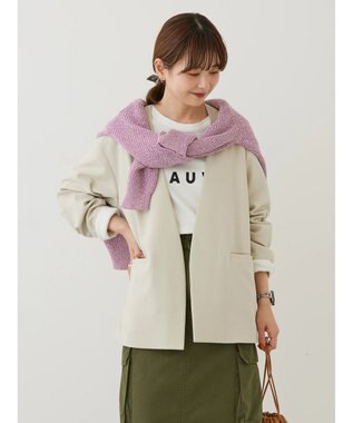 AMERICAN HOLIC ニュアンスジャケット Light Beige