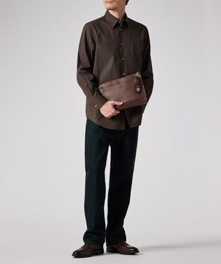Paul Smith モダンビジネス 2WAYクラッチバッグ ダークブラウン