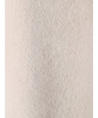 AMERICAN HOLIC 丈違いフェイクファーベスト Gray Beige