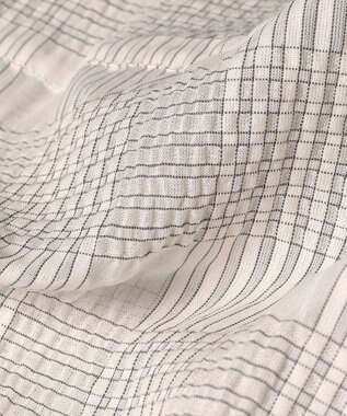 Paul Smith ワッシャーチェック シアー 長袖 シャツ オフホワイト