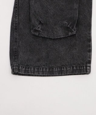 WEGO イージーマルチポケットデニムカーゴ デニムブラックソノタ