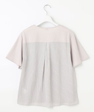 J.PRESS LADIES 【WEB限定カラーあり・吸水速乾・イージーケア】ブロッキングジャージー カットソー ベージュ系