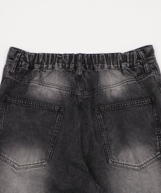 WEGO イージーマルチポケットデニムカーゴ デニムブラックソノタ