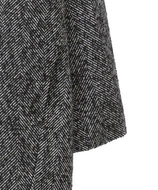 Green Parks ヘリンボーンノーカラーコート Herringbone