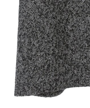 Green Parks ヘリンボーンノーカラーコート Herringbone