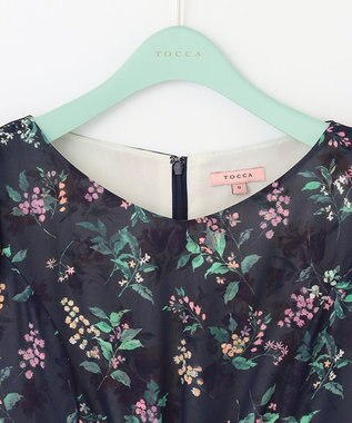 TOCCA 【洗える！】WATERCOLOR HARMONY ロングドレス オールドローズ系