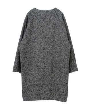 Green Parks ヘリンボーンノーカラーコート Herringbone