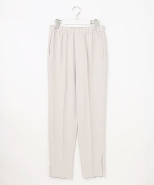 UNFILO 【ストレッチ/洗える】出会えるパンツ テーパード ライトグレー系