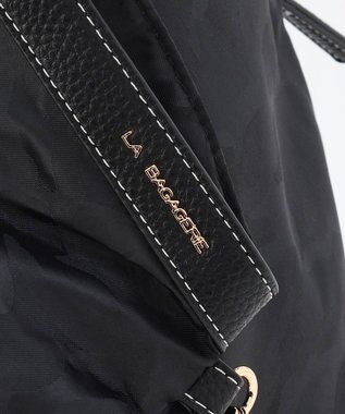 LA BAGAGERIE ジャカードスマートリュックサック ブラック