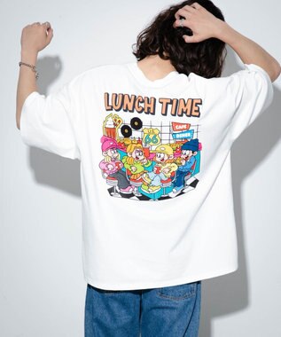 WEGO 【ユニセックス着用ITEM/MLサイズ展開】別注NEW　JACKグラフィックT（S） ホワイト