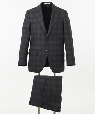 J.PRESS MEN 【ESSENTIAL CLOTHING】ミスティチェック スーツ グレー系4