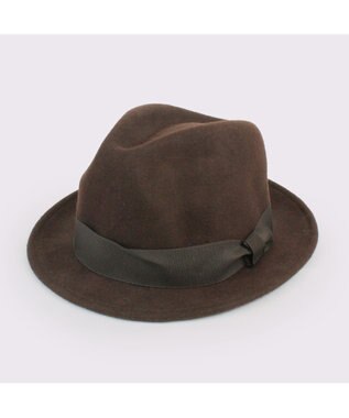 ATRENA 【UNISEX】グログラン巻きマニッシュ 中折れハット Lサイズ
